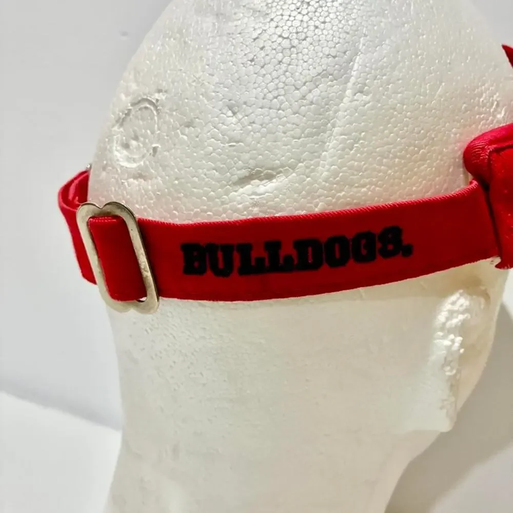 American Needle 1918 NCAA Georgia Bulldogs Red Black Visor Vintage cap